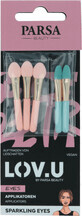 Parsa Beauty LOV.U oogschaduw applicators, 5 stuks.