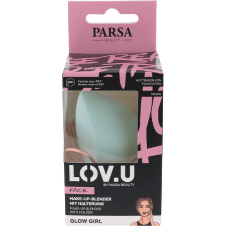 Parsa Beauty LOV.U Eiermixer mit Schminkständer, 1 Stück