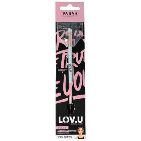 Parsa Beauty LOV.U Pennello per modellare le sopracciglia, 1 pz