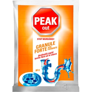 Peak Ontstoppingskorrels voor warmwaterleidingen, 80 g