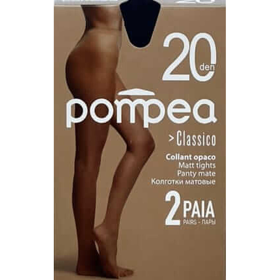 Pompea Classico damesaankleedpak maat 3/4-M kleur zwart, 2 stuks