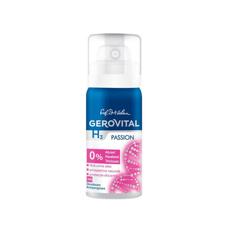 Gerovital H3 Passion Antiperspirant Deodorant, 40 ml, Farmec