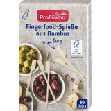 Profissimo Bambus-Vorspeisenstäbchen, 50 Stück