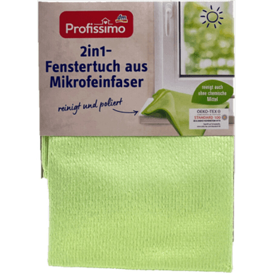 Profissimo Mikrofaser-Glas- und Poliertuch, verschiedene Ausführungen, 1 Stück.