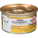 Purina Gourmet Natvoer voor katten met kippenvlees in blik, 85 g