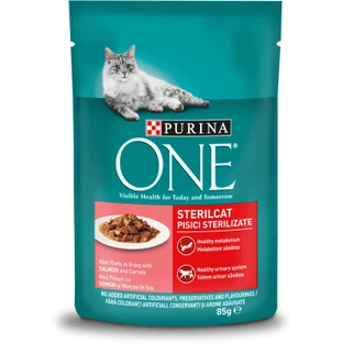 Purina One Nat Kattenvoer met Zalm, 85 g