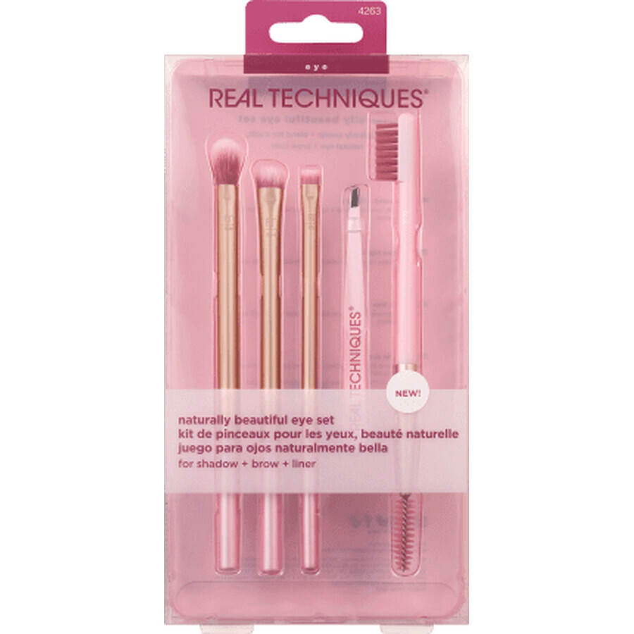 Real Techniques Natural Beauty Eye Brush Set, 1 pc