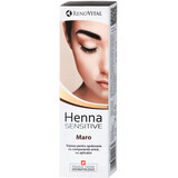 RENOVITAL Henné Sensitive crème pour sourcils teinture brune, 6 g