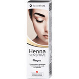 RENOVITAL Henna Sensitive vopsea cremă pentru sprâncene negru, 6 g