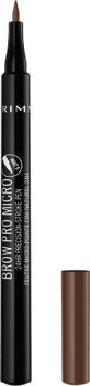 Rimmel London Brow Pro Micro Wenkbrauwpotlood 24h 003 Zacht Bruin, 1 ml