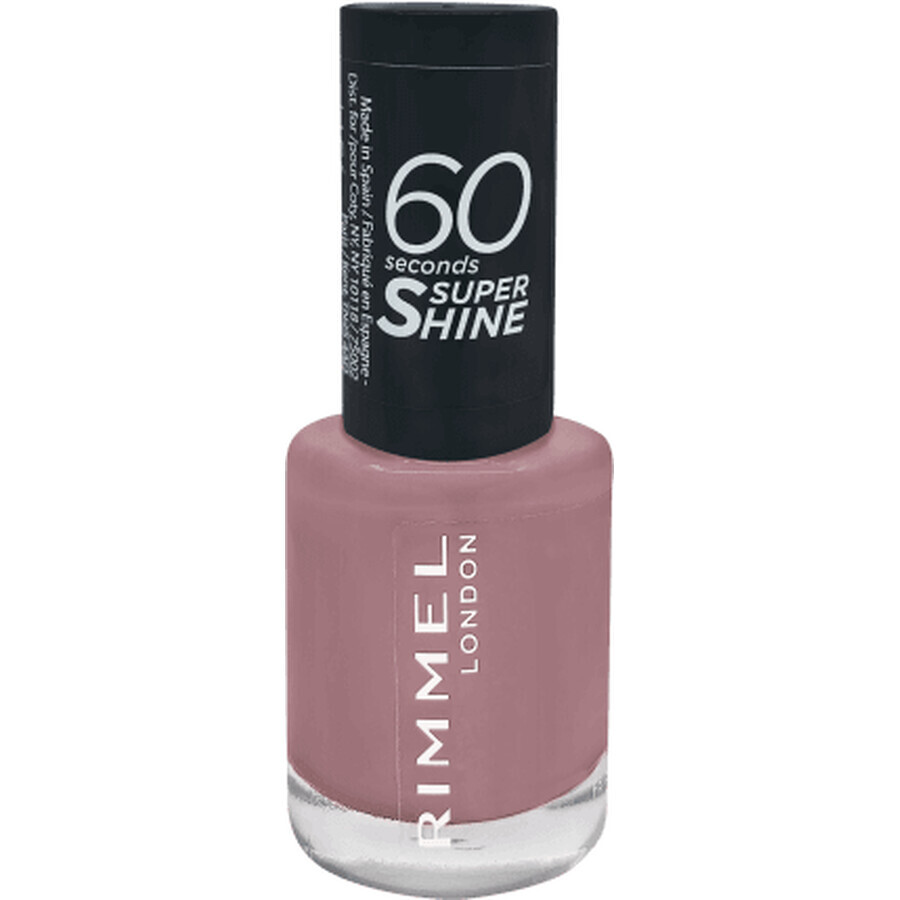 Rimmel London Vernis à ongles 60 Seconds Super Shine 230 Mauve to the music, 8 ml