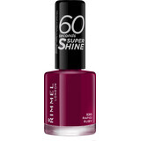 Rimmel London Vernis à ongles 60 Seconds Super Shine 320 Rapid Ruby, 8 ml