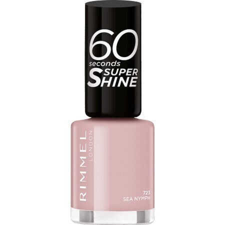 Rimmel London Vernis à ongles 60 Seconds Super Shine 723 Sea Nymph, 8 ml