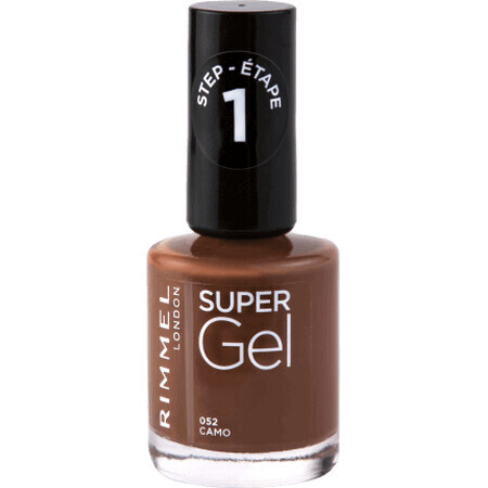 Rimmel London Vernis à ongles super gel 052 Camo, 12 ml