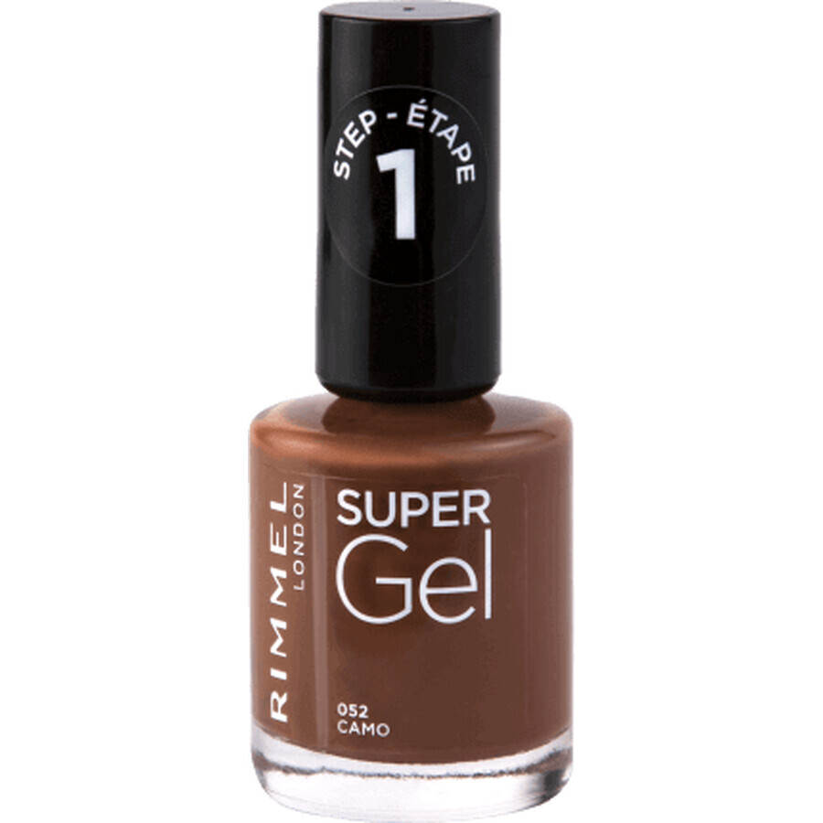 Rimmel London Vernis à ongles super gel 052 Camo, 12 ml