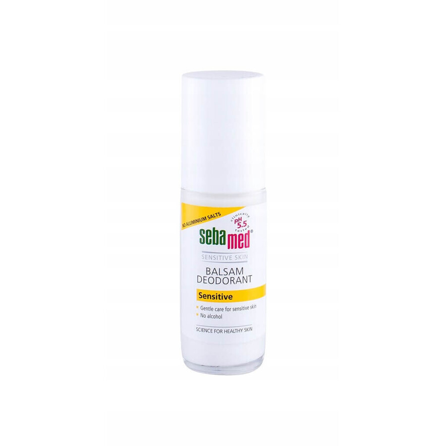 Sensitive roll-on deodorant, 50 ml, sebamed