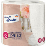 Sanft&amp;Sicher Toiletpapier wit, 4 stuks