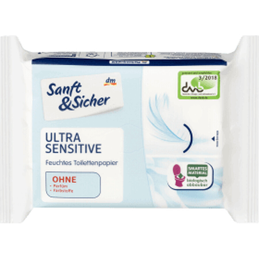 Sanft&amp;Sicher Ultra Sensitive nat toiletpapier, 50 stuks