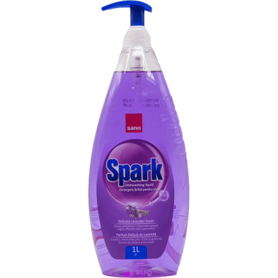 Sano Vloeibaar vaatwasmiddel Spark lavendel, 1 l