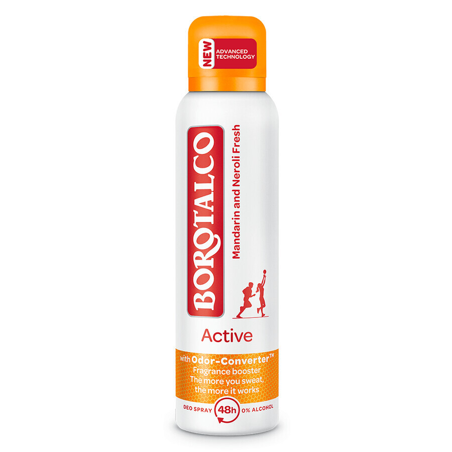 Deodorant spray Active Mandarine si Neroli, 150 ml, Borotalco