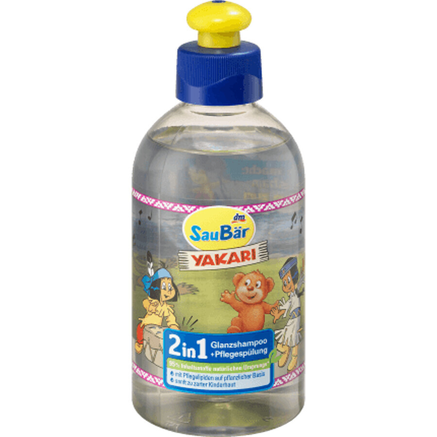 SauBär 2in1 shampoo&amp;balsem, 250 ml
