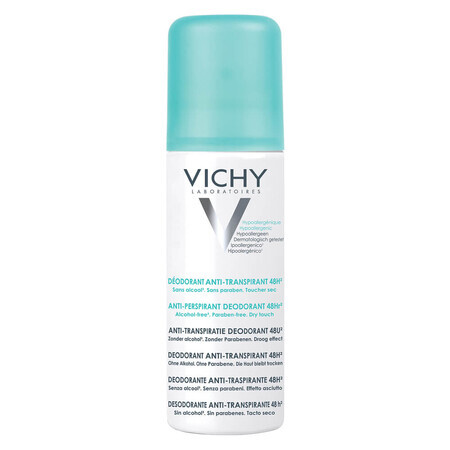 Vichy 48h Antiperspirant Deodorant Spray zonder alcohol, 125 ml