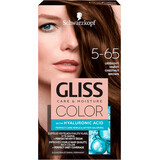 Schwarzkopf Gliss Color Permanent Haarkleuring 5-65 Bruin Bruin, 1 st