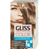 Schwarzkopf Gliss Kleur Permanent 8-1 Medium Koel Blond, 1 st