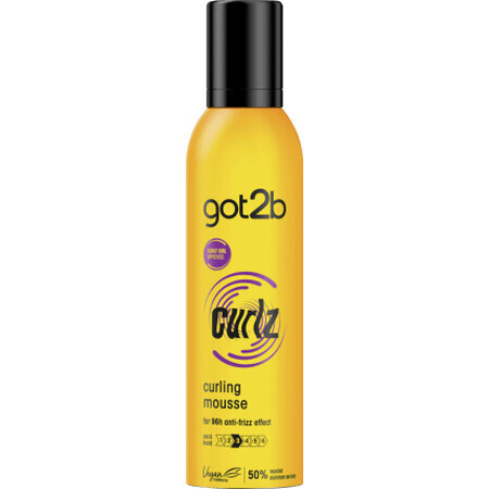 Schwarzkopf got2b Schiuma per ricci, 250 ml