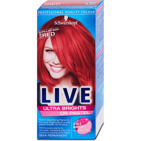 Schwarzkopf Live Coloration semi-permanente XXL 92 Pillar Box Red, 80 g