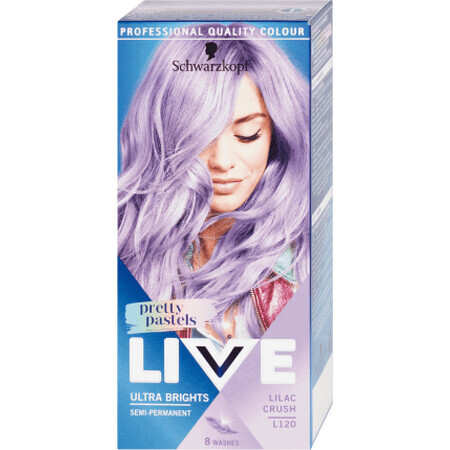 Schwarzkopf Live semipermanente haarkleuring L12 Lila Blush, 80 g