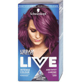 Tintura per capelli semipermanente Schwarzkopf Live U69 Ametyst Chrom, 142 g