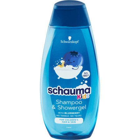 Schwarzkopf Schauma Shampooing pour enfants à la myrtille, 400 ml