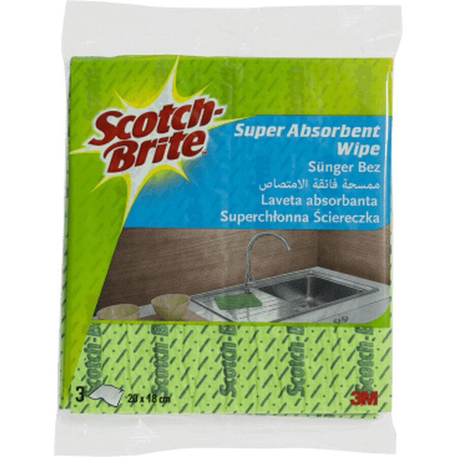 Scotch&amp;Soda scotch brite absorberende doekjes, 3 stuks