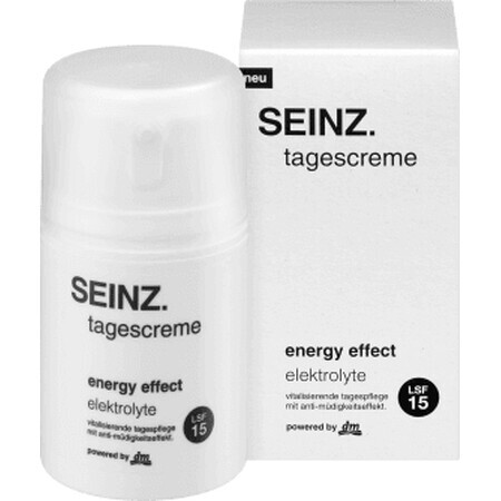 Seinz. Crème de jour à effet énergétique, 50 ml