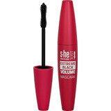 S-he colour&style Just extreme mascara volum Nr. 170/001, 12 ml