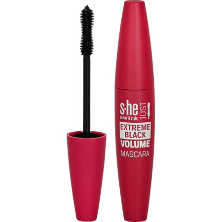 S-he colour&style Just extreme mascara volum Nr. 170/001, 12 ml