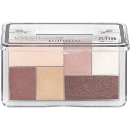 S-he colour&amp;style Oogschaduwpalette 185/001, 9 g