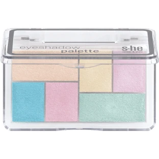 S-he colour&amp;style Paleta de sombras de ojos 185/006, 9 g