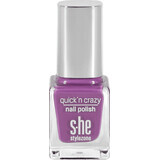 S-he colour&amp;style Quick'n crazy nagellak 323/665, 6 ml