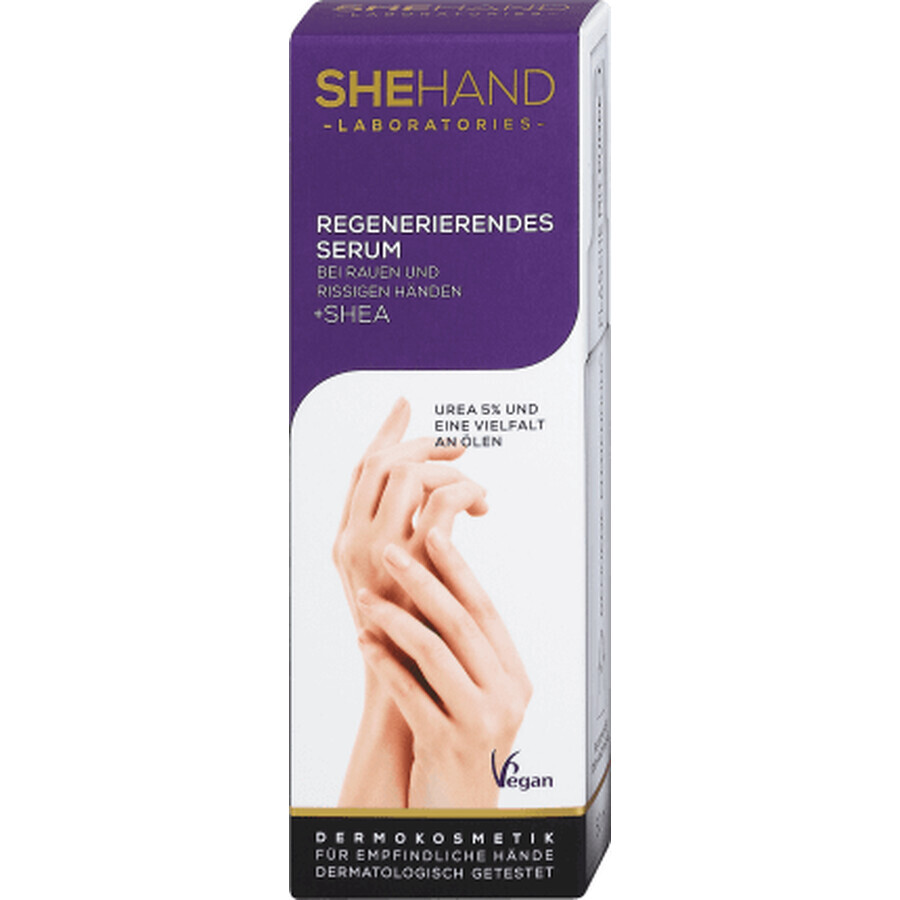 SHEHAND Regenererend serum voor droge en schrale handen, 50 ml