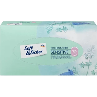 Soft&amp;Sicher 3-layer sensory wipes, 72 pcs