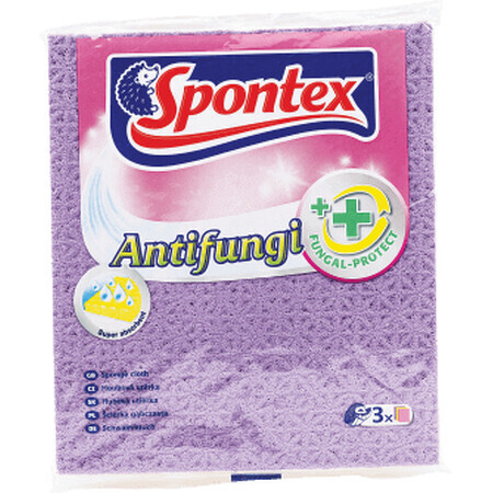 Spontex anti-schimmel washandje, 3 stuks