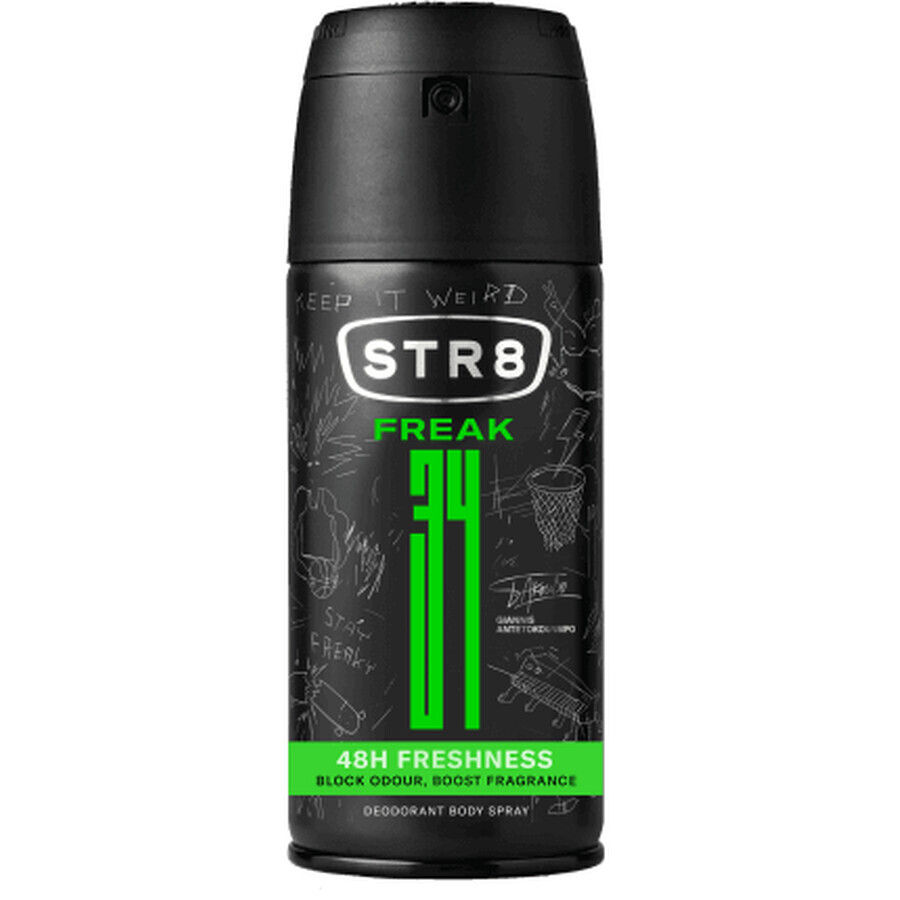 STR8 FR34K spray déodorant pour le corps, 150 ml
