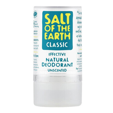 Salt Of The Earth Classic déodorant naturel en stick, 90 g, Crystal Spring