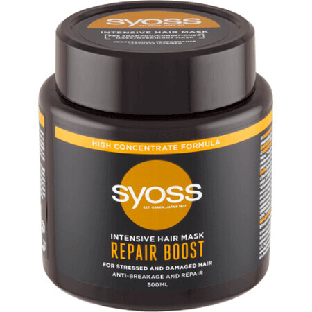 Syoss Masque réparateur intensif pour les cheveux, 500 ml