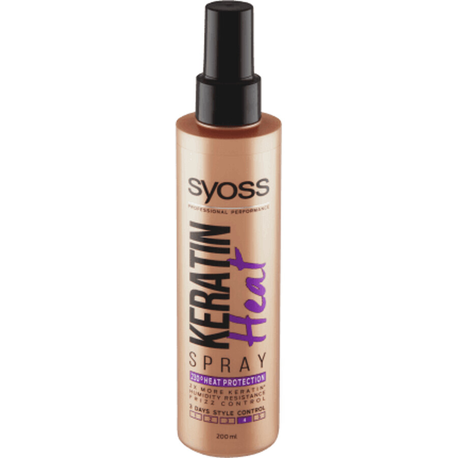 Syoss Keratin-Haarspray für Hitzeschutz, 200 ml