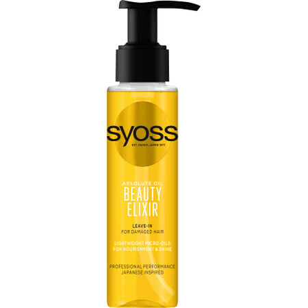 Huile Syoss pour cheveux abîmés, 100 ml