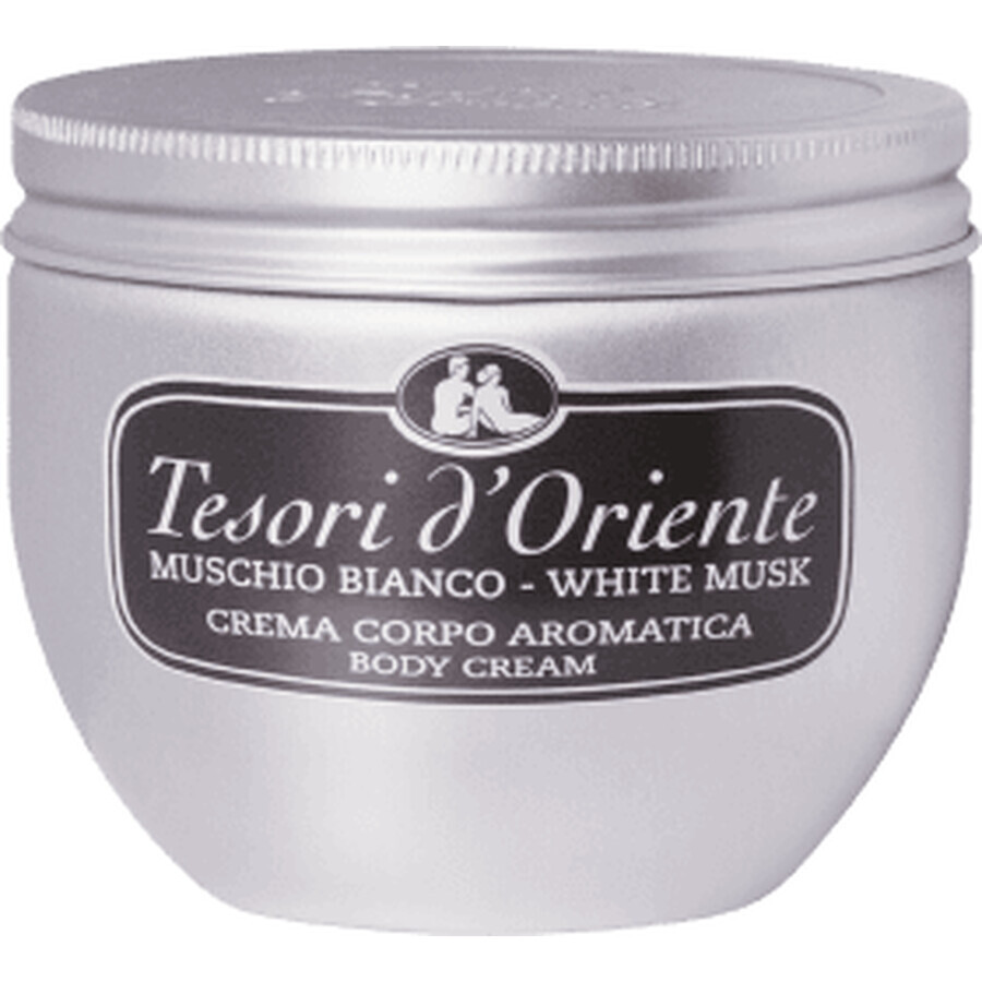 Tesori d'Oriente Crème pour le corps au musc blanc, 300 ml