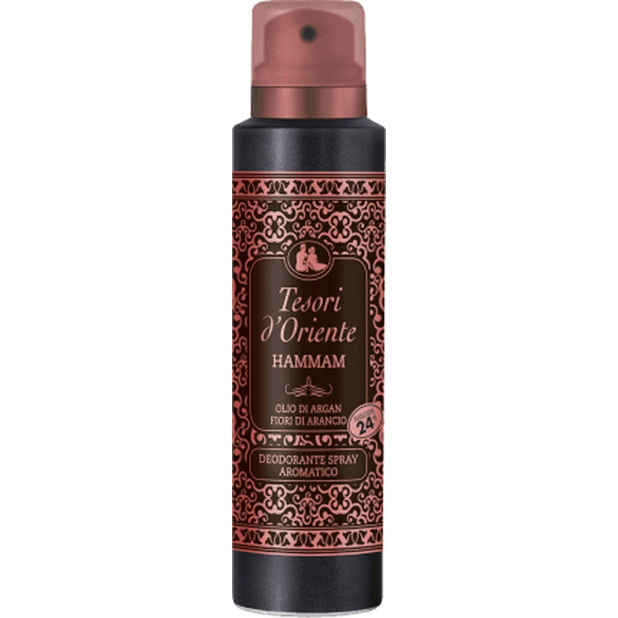 Tesori d'Oriente Deodorante spray per hammam corpo, 150 ml
